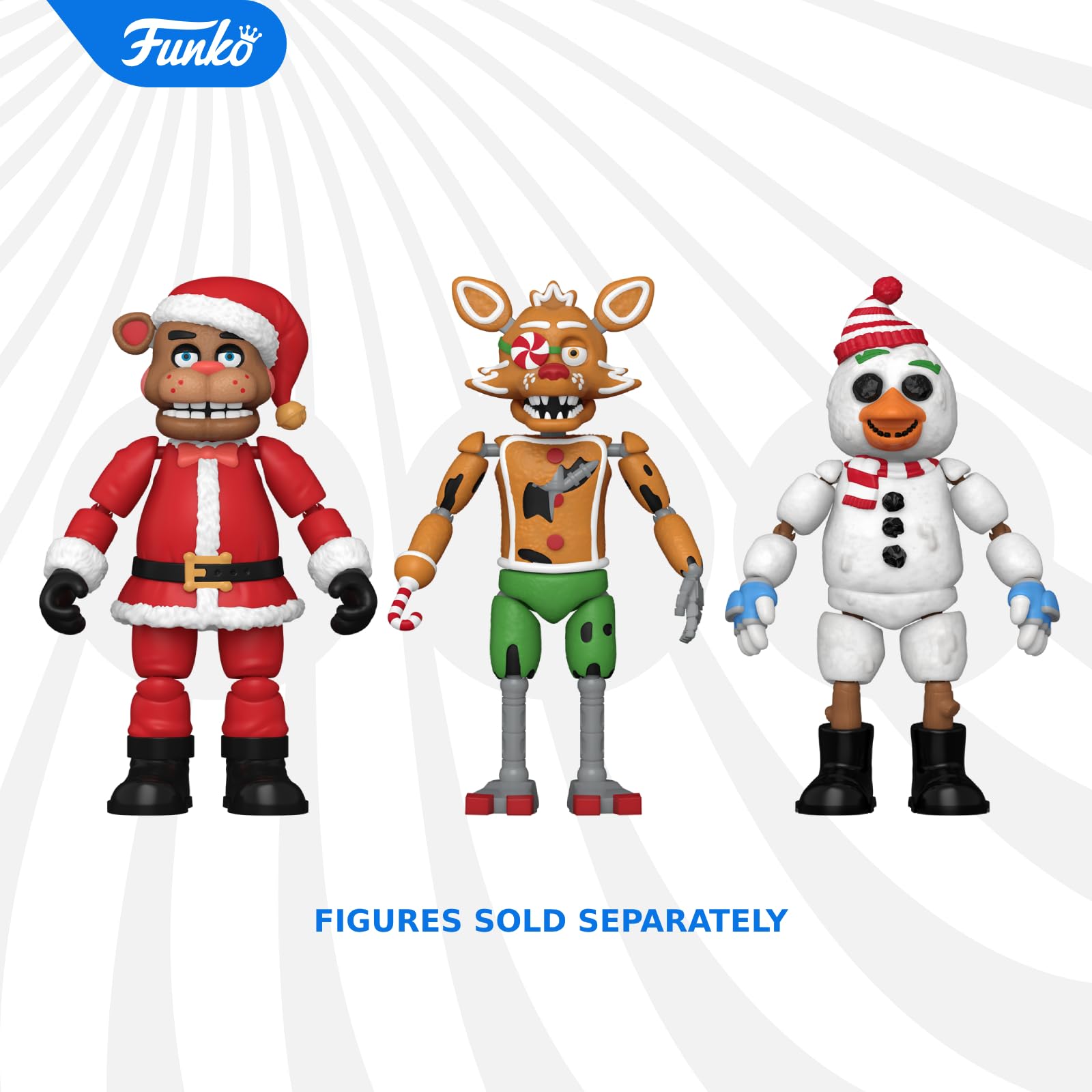 Funko Holiday Foxy pose highlights dynamic stance for photos and display.