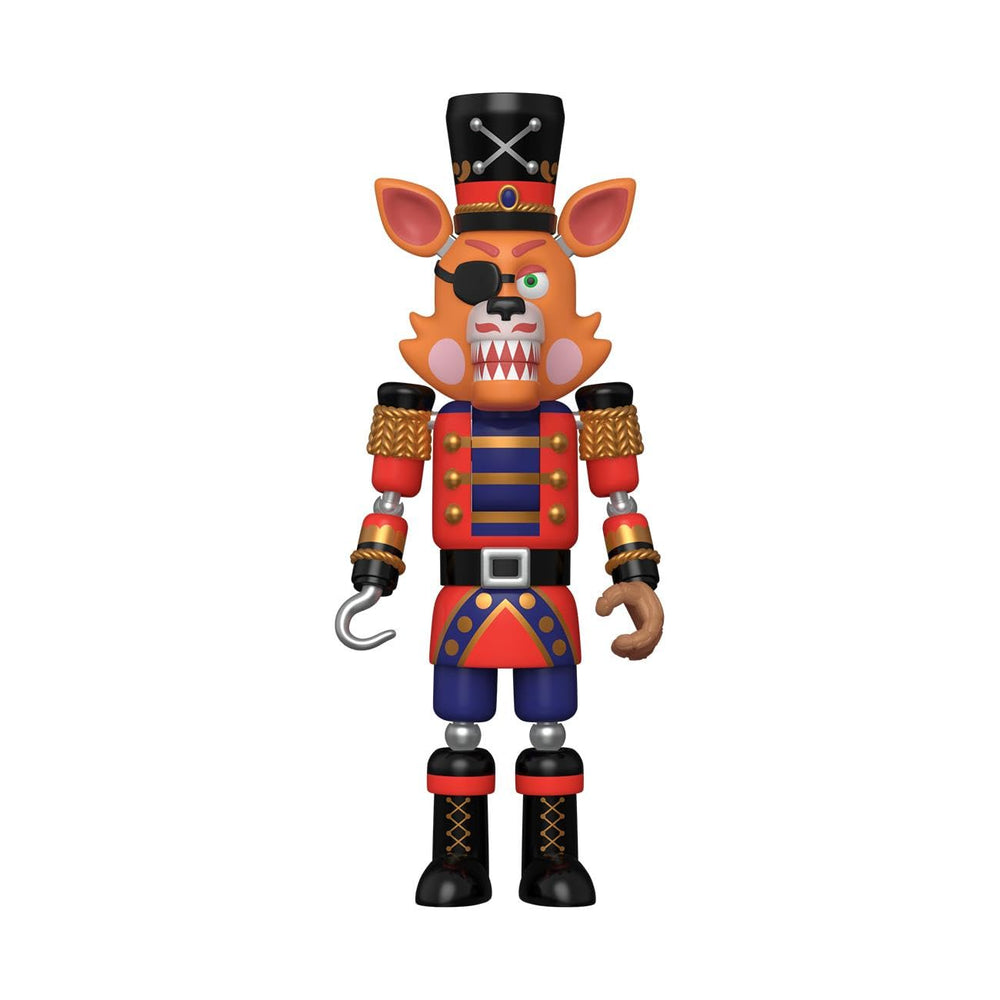 Funko FNAF Nutcracker Foxy side view, great for shelf visibility.