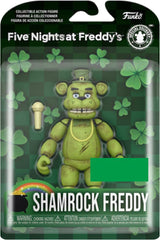 Funko Shamrock Freddy action figure plush with articulation for dynamic posing
