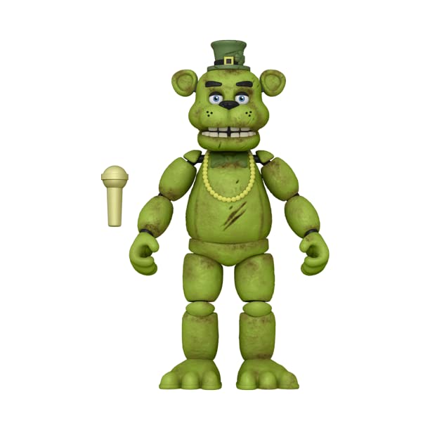 Funko Shamrock Freddy plush figure close-up highlighting festive display potential
