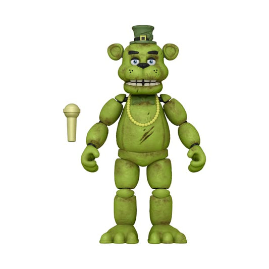 Funko Shamrock Freddy plush figure close-up highlighting festive display potential