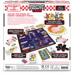 Chica figure from Funko Games Night of Frights adds tabletop presence.