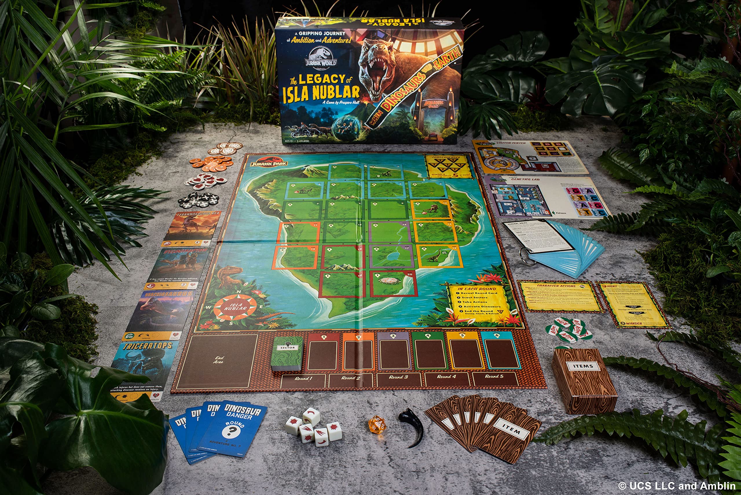 Funko Games Jurassic World box art hints at adventurous legacy gameplay