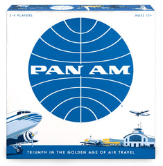 Funko Games Pan Am board game cover showing retro glamour for family game night