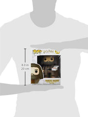 Funko Pop! Harry Potter Hagrid with Cake sits in a window box for safe gifting.