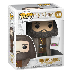 Funko Pop! Harry Potter Hagrid with Cake figure in 6-inch scale for display.