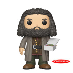Funko Pop! Harry Potter Hagrid with Cake close-up shows colorful cake detail for display.