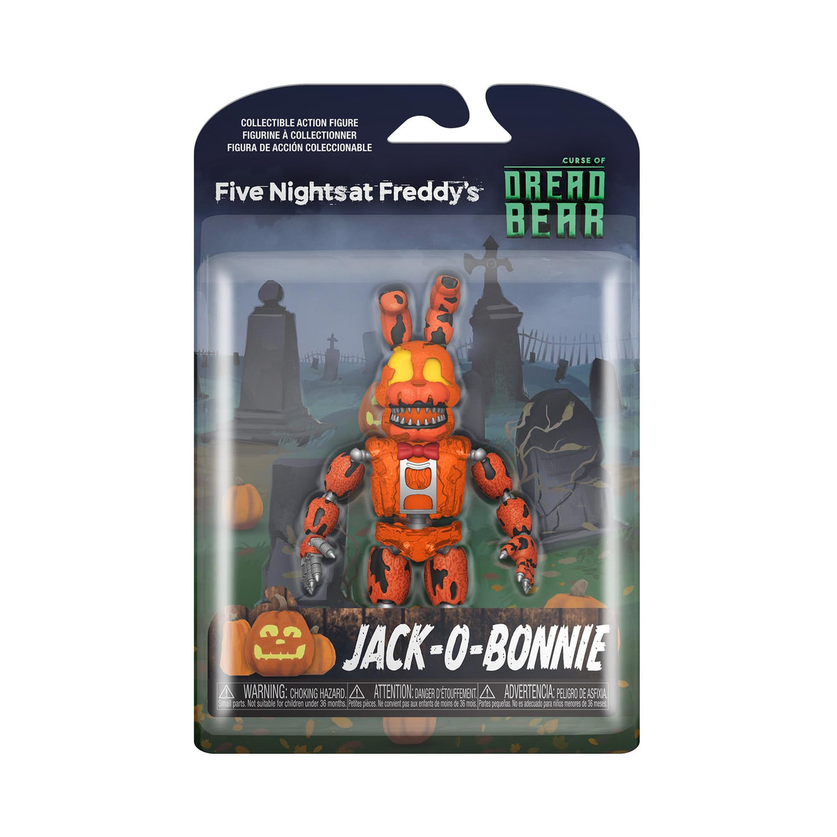 Funko Jack-o-Bonnie Dreadbear figure front view for an eye-catching display.