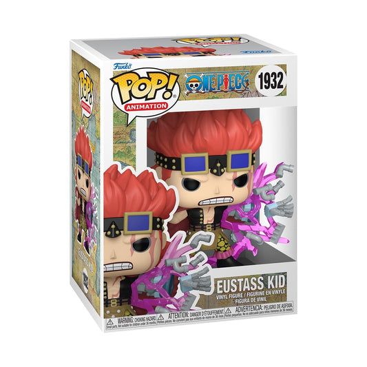 Funko Pop Animation One Piece Kid with Awakening pose for compact display and gifting to collectors.