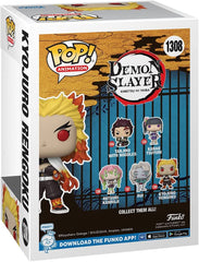 Funko Kyojuro Rengoku acid-free protector protecting the figure.