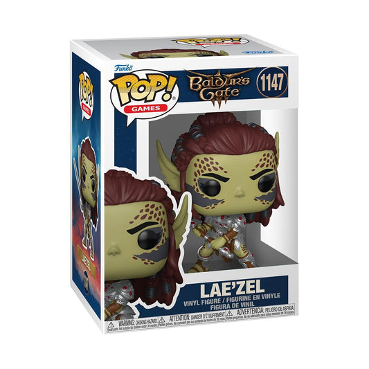 Funko Lae'zel Baldur's Gate 3 vinyl figure for display shelves and collections.