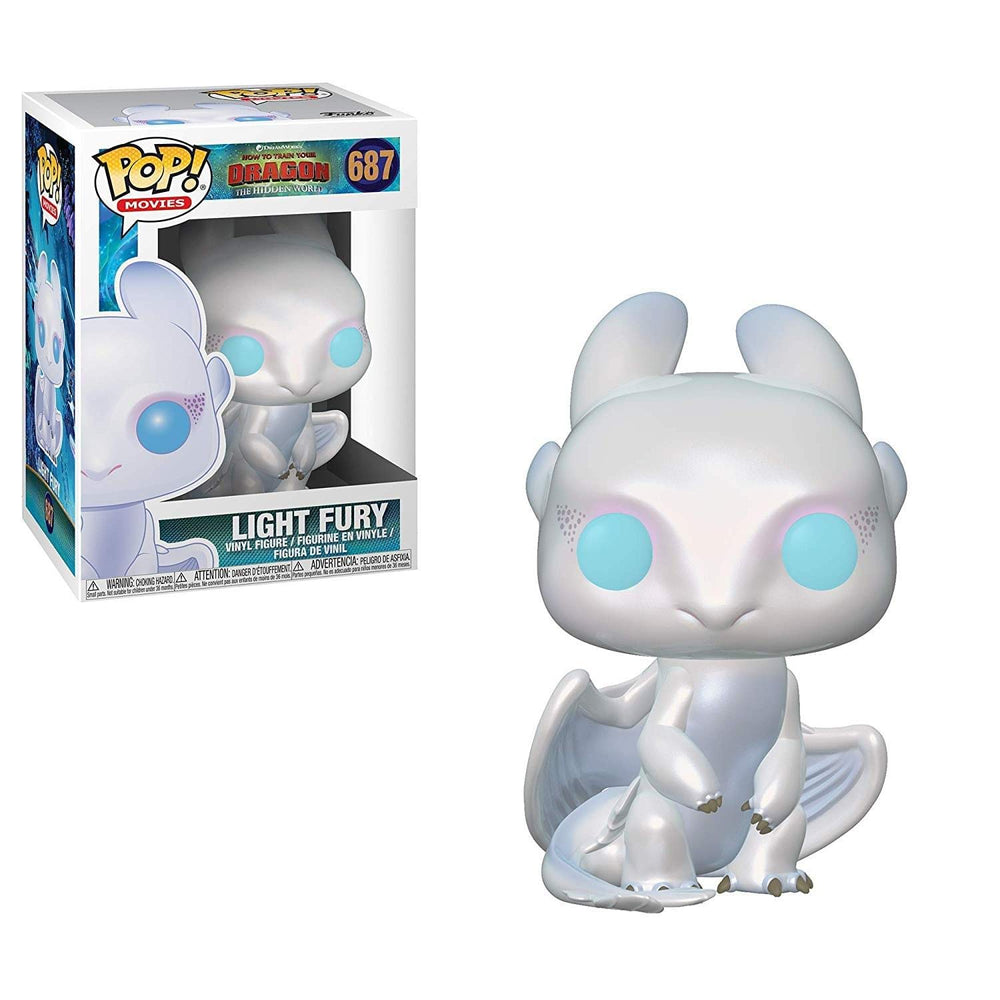 Funko Light Fury Pop side pose highlights detailed craftsmanship for collectors
