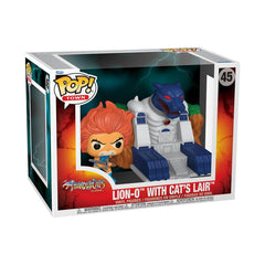 Funko Lion-O Cats Lair figure close-up for display and collection.