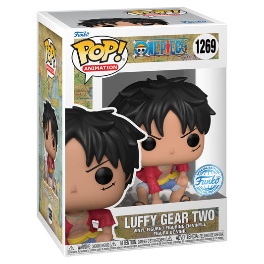 Funko Luffy Gear Two vinyl figure ready for prime shelf display.