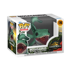 Funko Mosasaurus figure front view, ideal for display on shelf or desk