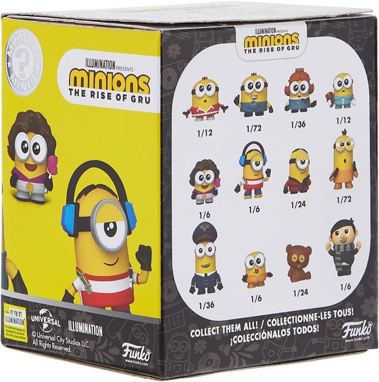 Funko Mystery Minis Minions Rise of Gru multicolor packaging dimensions for compact display