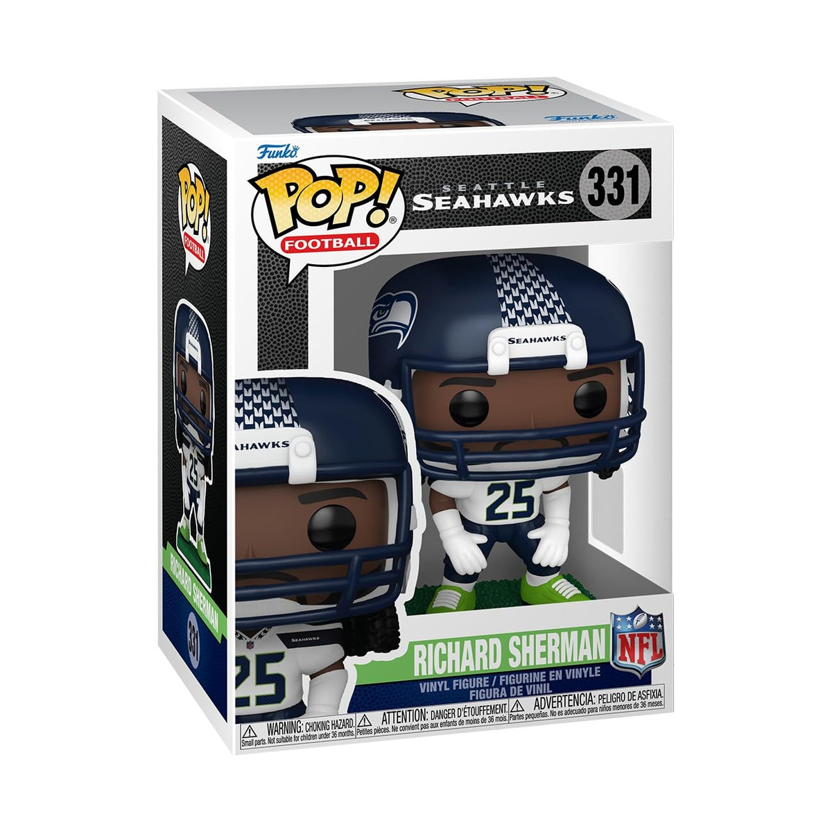 Funko NFL Legends Richard Sherman Seahawk figurine for collection display