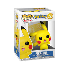 Funko Pikachu waving figure for desk or shelf display