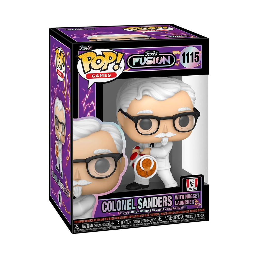Funko Pop! Ad Icons Fusion Colonel Sanders figure ideal for shelf display