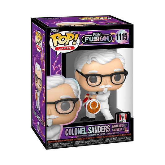 Funko Pop! Ad Icons Fusion Colonel Sanders figure ideal for shelf display