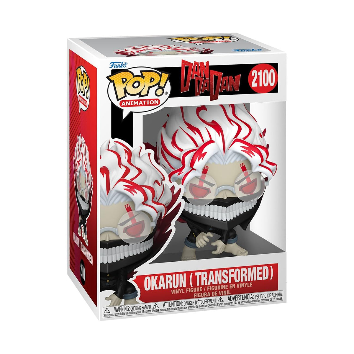 Funko Pop! Animation Okarun Transformed front view for display