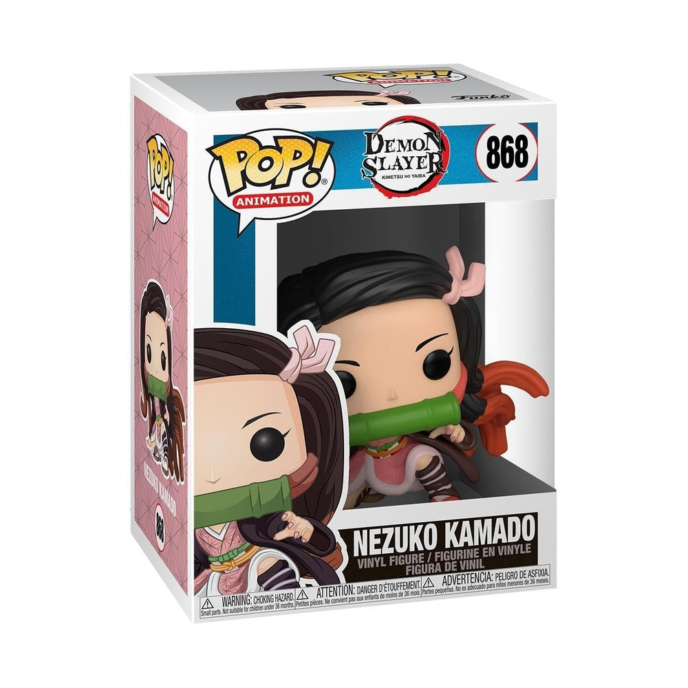 Funko Pop Animation Nezuko Kamado figure — a shelf-ready collectible for fans.