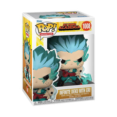 Funko Pop! Animation MHA Infinite Deku with Eri figure front view for display