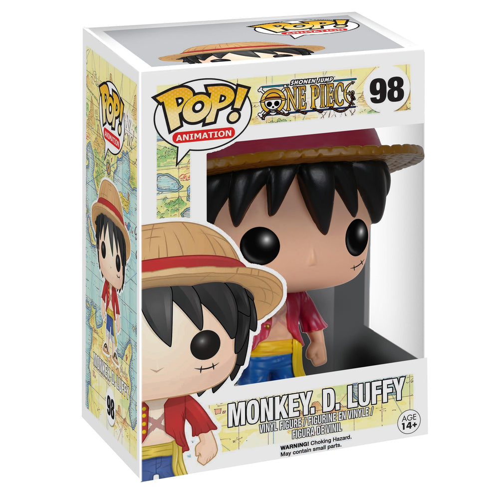 Funko Pop One Piece Luffy front view figure for display and collection
