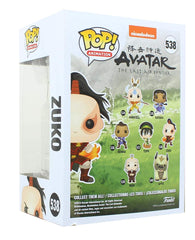 Funko Pop Avatar Zuko Chase variant with flames, perfect for completing a collector display.