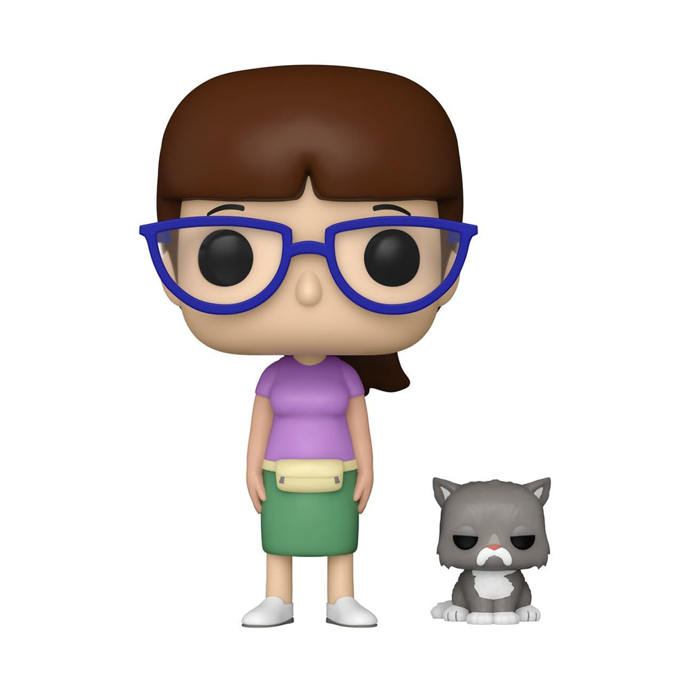 Premium vinyl Bob's Burgers Gayle & Mr. Business figure side view ready for shelves and gifts