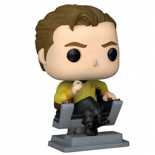 Gift-ready Captain Kirk in Chair packaging for fans