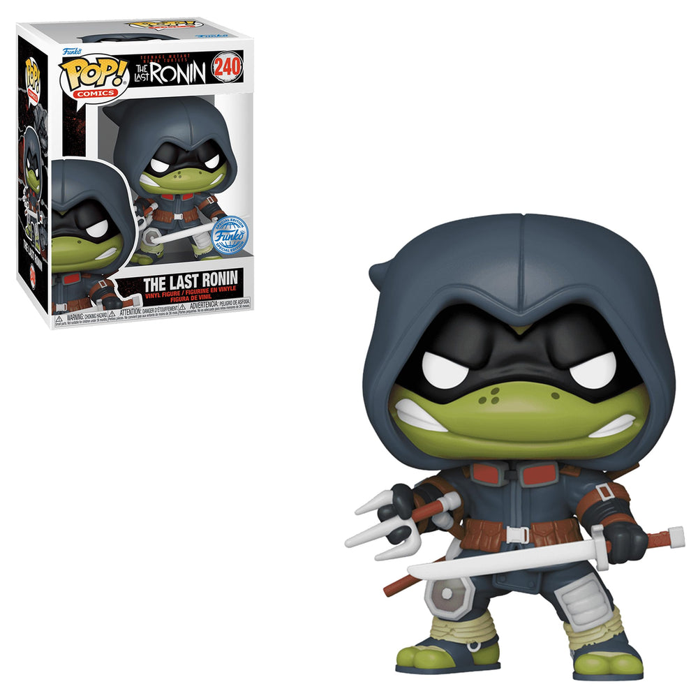 Funko Pop! TMNT Last Ronin window box packaging, collectible-ready.