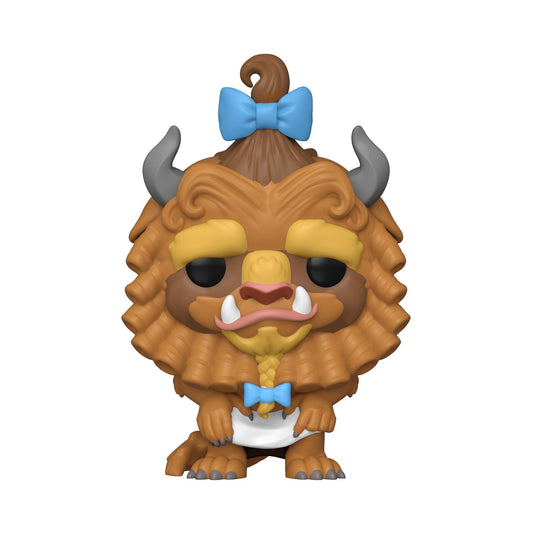 Funko POP Disney Beauty and the Beast Beast with Curls window box packaging.