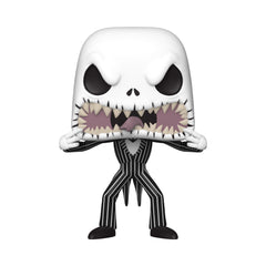 Funko Pop Disney Nightmare Before Christmas Jack Skellington figure, side view highlights iconic silhouette.
