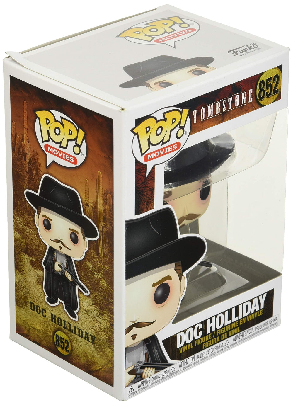 3.75-inch Funko POP Doc Holiday ready for shelf display