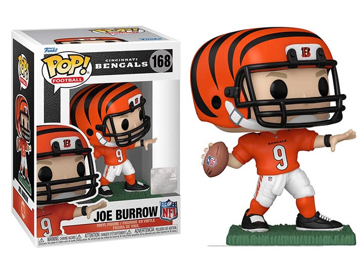 Joe Burrow Funko with protector keeps collectibles protected during display