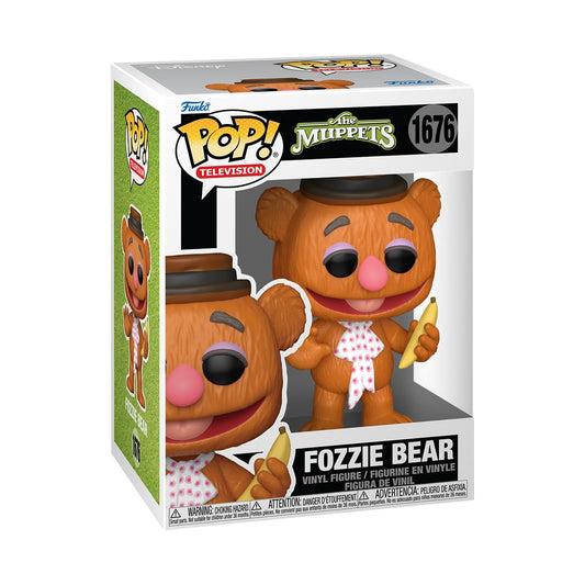 Funko Pop! Fozzie Bear front view for display and collection