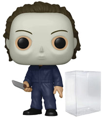 Funko Pop Michael Myers detailed paint adds realism on display.