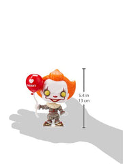 Funko Pop It 2 Pennywise window box presentation enhances collection.