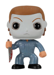 Rotating head enables dynamic posing of Funko Michael Myers blue Pop!.