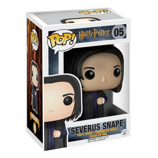 Funko Pop Movies Severus Snape front view, crisp display-ready sculpt for fans