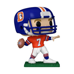 Funko Pop! John Elway Broncos side view adds dynamic from any angle