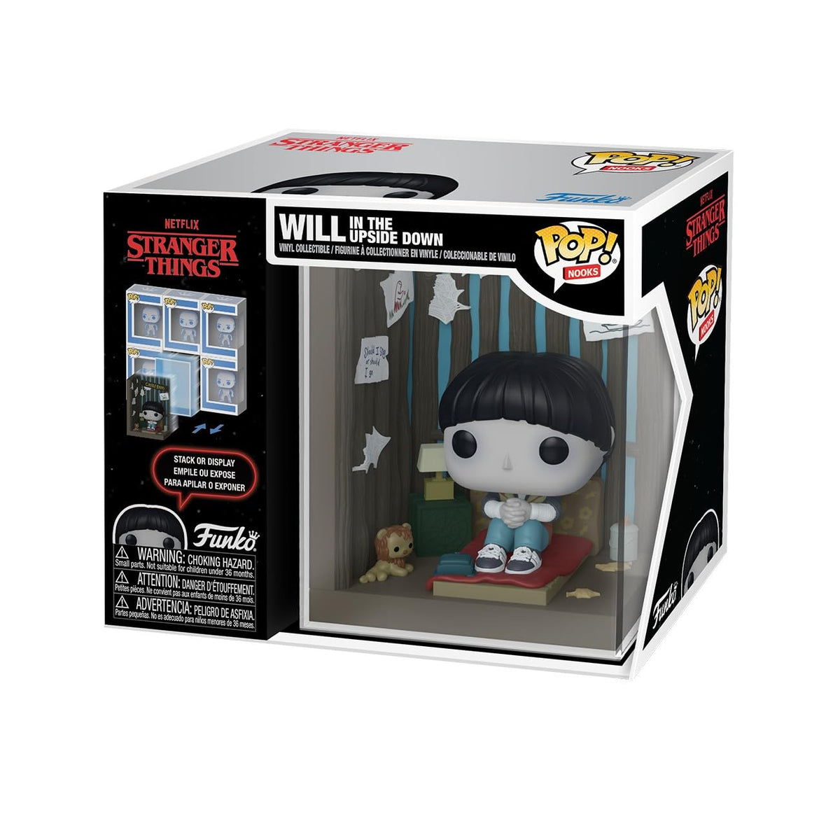 Funko Pop! Nooks Will Upside Down figure for stylish shelf displays and collection bragging rights.