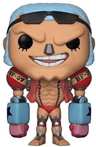 Funko Pop! One Piece Franky in-box image highlights packaging for gifting and display.