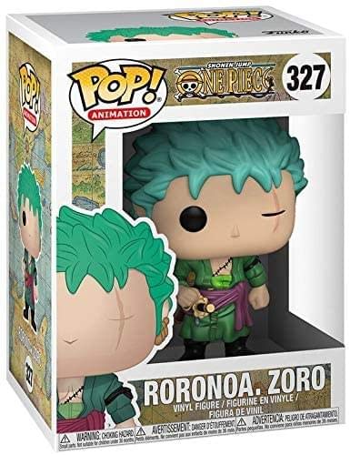 Zoro front-view vinyl figure by Funko, perfect for showcasing a sword pose.
