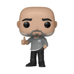 Funko POP! Pep Guardiola in a dynamic pose, ideal for desk display.
