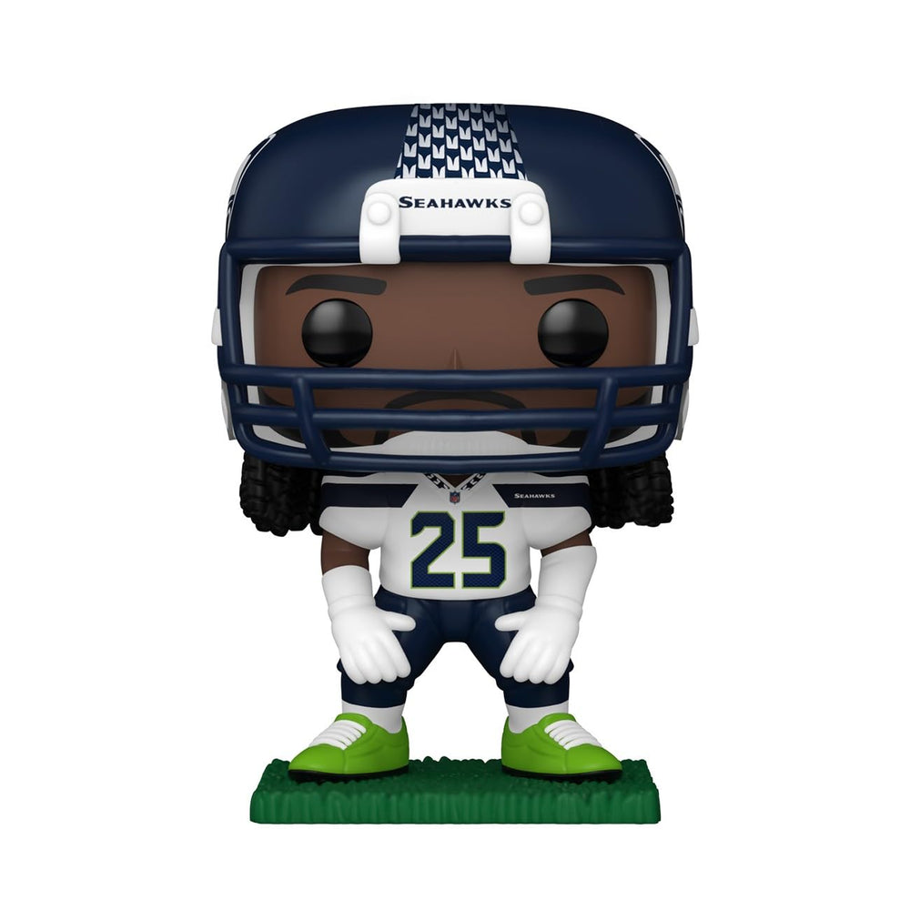 Funko Pop Richard Sherman Seahawks uniform figure ideal for shelf