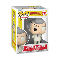 Funko Pop! TV Calvin Fischoeder figure from Bob's Burgers for display and collection.