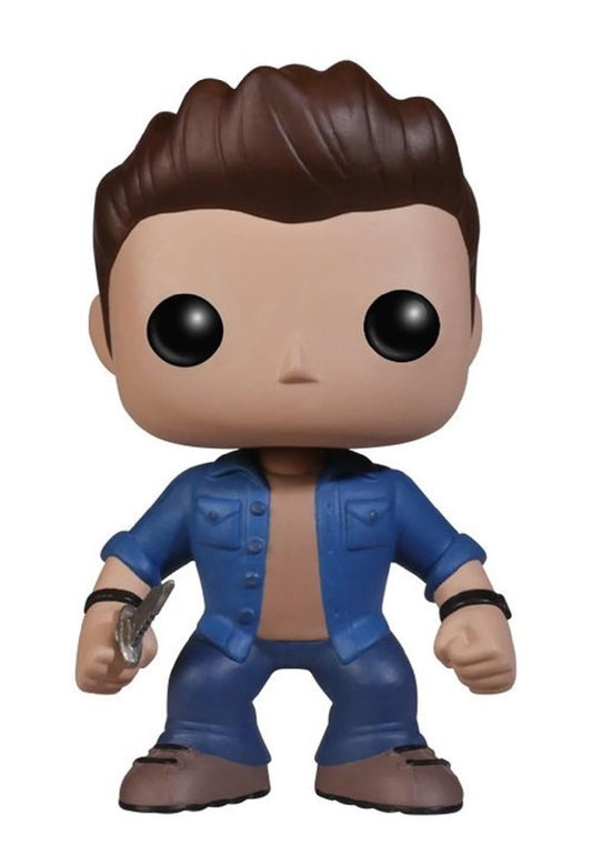 Funko POP Television Dean Blue front view, a perfect display piece for collectors.