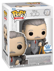 Funko POP Walt Disney with Camera Icons 77 in Ecotek protector for protection